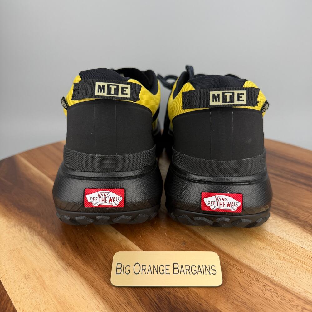 Vans MTE Crosspath Yellow Black Hiking Trail Shoes Men's 6.5 / Women's 8 NEW - Picture 4 of 8